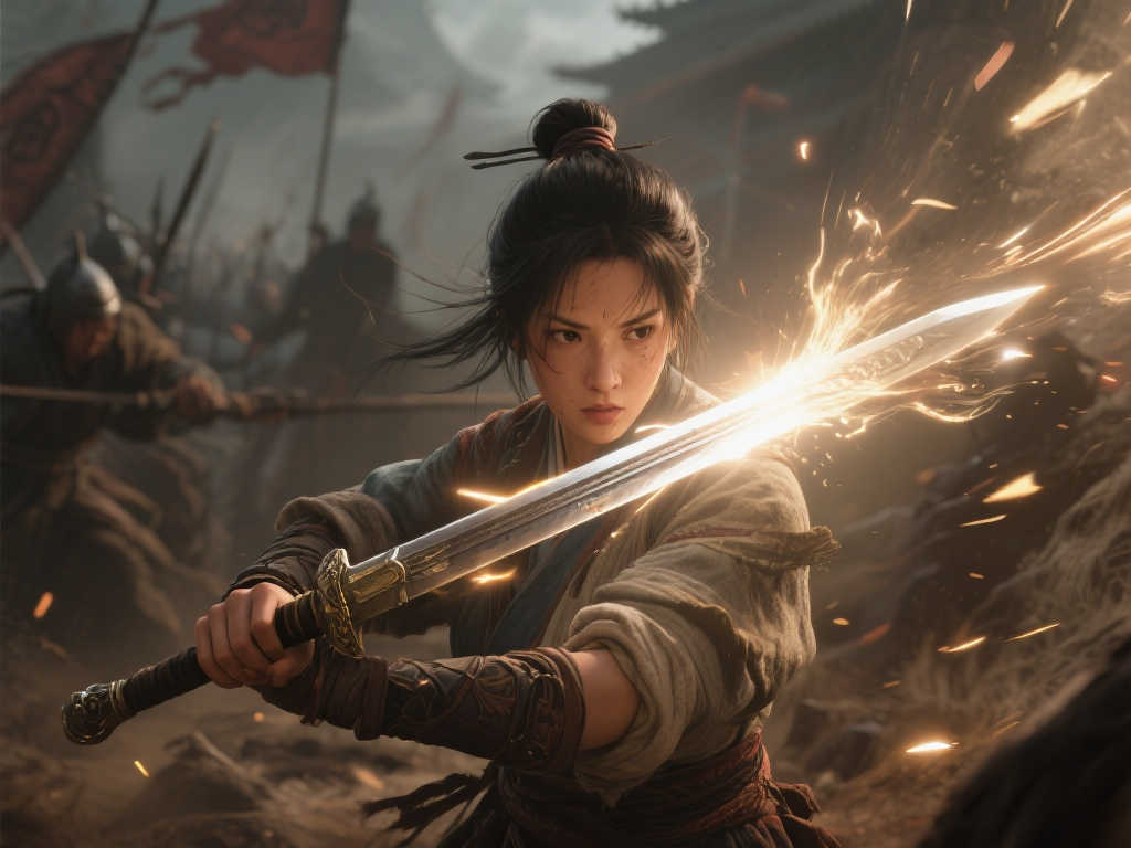 《明末:渊虚之羽》女主最新形象:剑芒映照倾城容颜! 《明末:渊虚之羽》女主最新形象:剑芒映照倾城容颜!