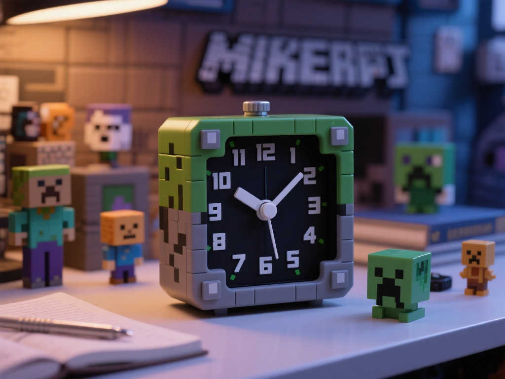 一瞥即炸!《我的世界》苦力怕主题闹钟震撼亮相 一瞥即炸!《我的世界》苦力怕主题闹钟震撼亮相